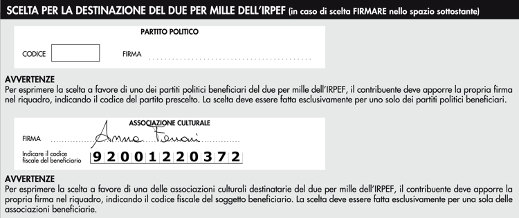 Quadro 5 per mille